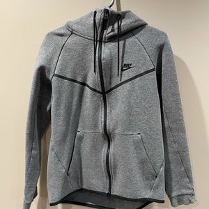 Nike Tech Fleece Windrunner Hoodie Grey
